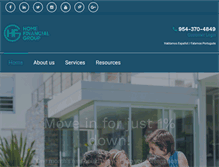 Tablet Screenshot of homefinancialgroup.net
